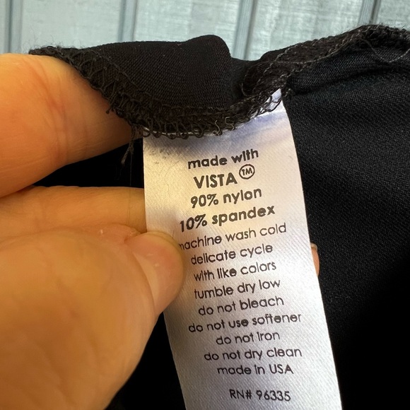 Susana Monaco black long sleeve square neck top puff sleeve capsule S NWT - Picture 5 of 7